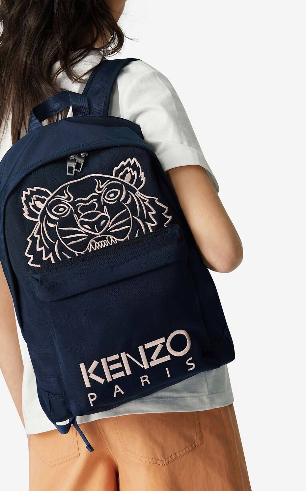 Sac À Dos Kenzo Kampus Tiger Femme Bleu | CJBD-68025